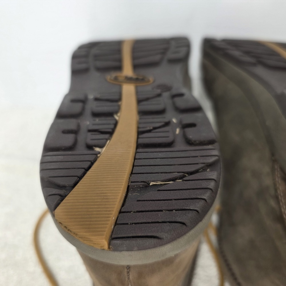 Chaco Brio Moc Toe Men's Size 11.5 Casual Lace-Up Leather Boots Brown J150179 - Picture 16 of 16